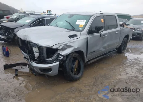 2021 Ram 1500 из США, поврежденный, VIN 1C6SRFFT0MN578392